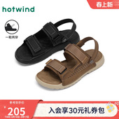 男士 外穿休闲凉鞋 百搭沙滩鞋 热风男鞋 男款 新款 两穿拖鞋 2025年夏季