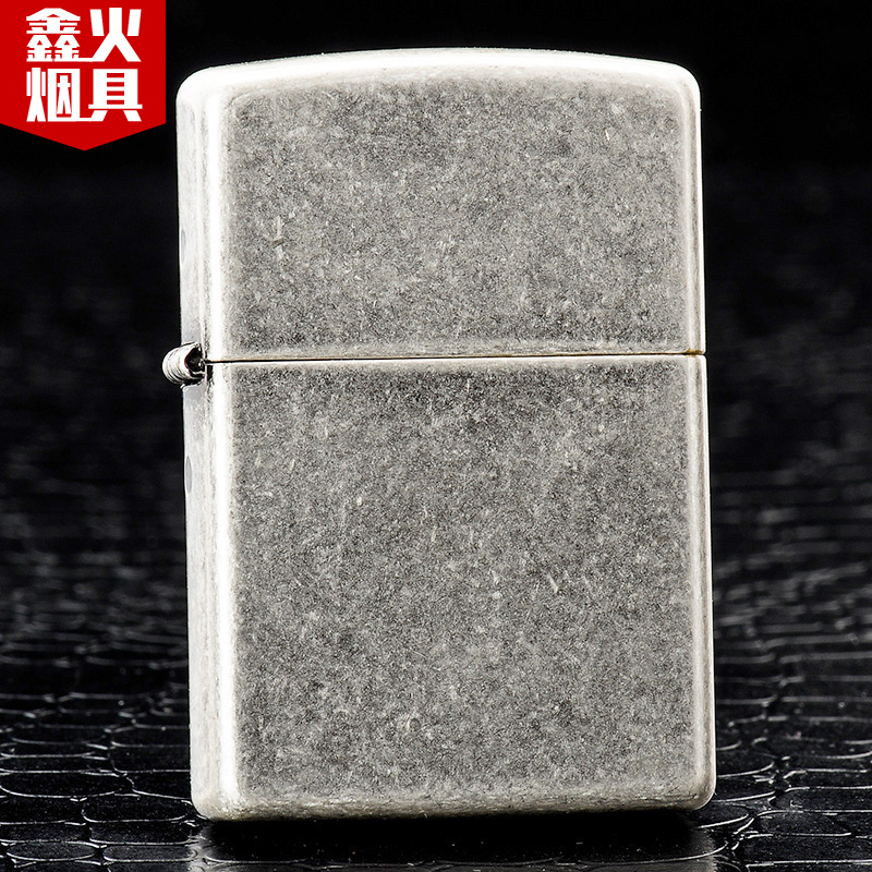 正版zippo打火機 古銀光板121FB 美國原裝正品ZPPO刻字定制 防風