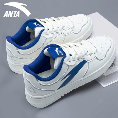 安踏板鞋男鞋厚底休闲运动鞋子