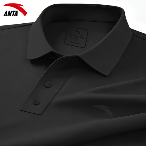 安踏短袖polo衫男速干翻领半袖