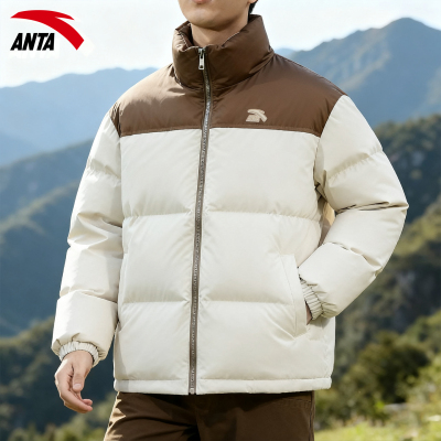 安踏王一博同款面包羽绒服棉服