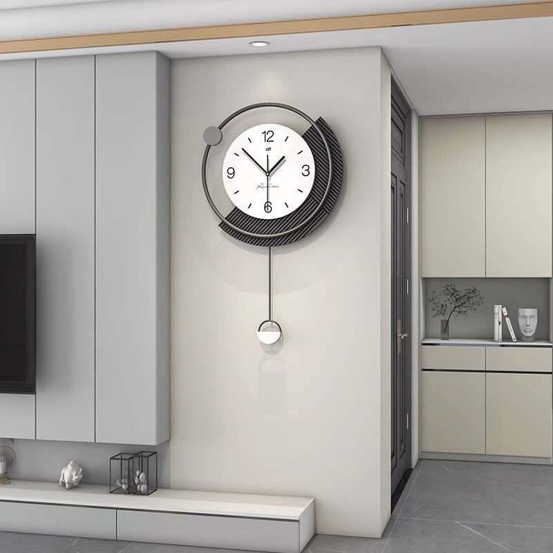 2023新款现代极简餐厅装饰画带钟表客厅沙发玄关背景墙画简约挂画,家居饰品,现代装饰画,淘宝优惠券,粉丝福利购,淘宝优惠卷