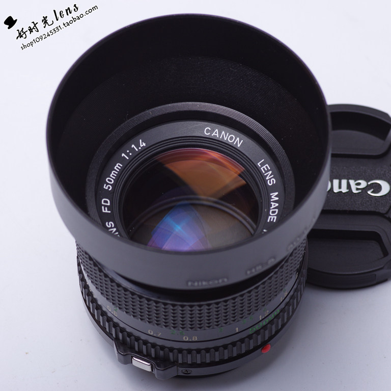 佳能N FD 50 1.4 SSC 大光圈标准定焦人像镜头 50MM 原装正品 NEX