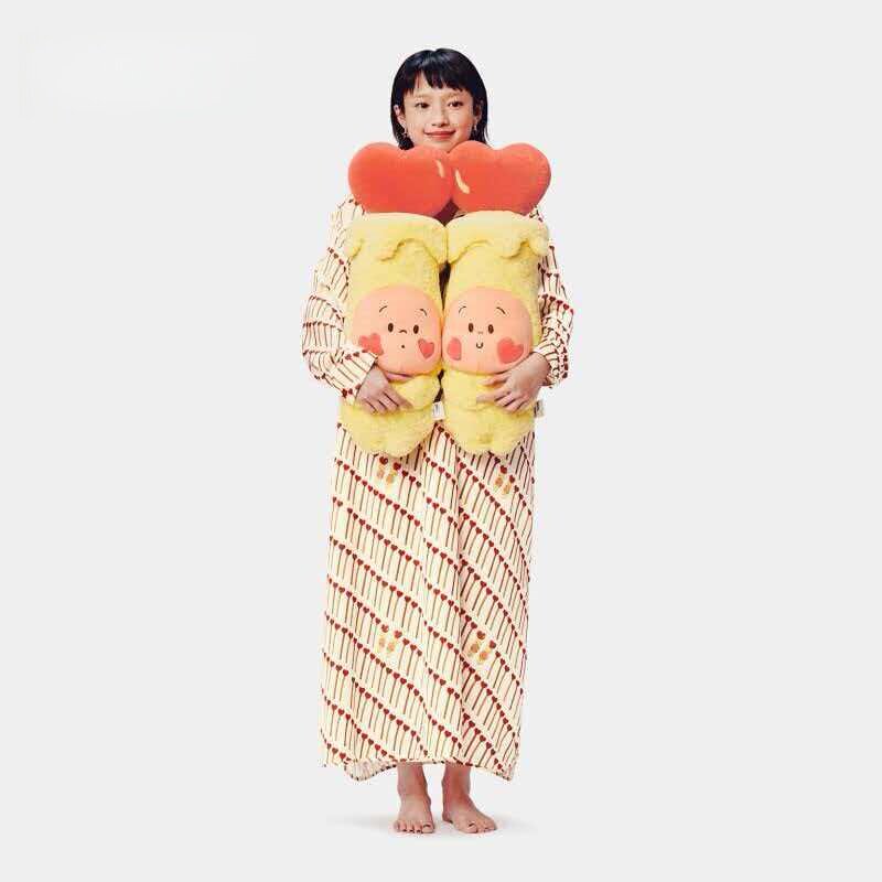 情侣款星星人&ldquo;天生一对&ldquo;条形抱枕对装玩偶靠枕男女新婚送人礼物