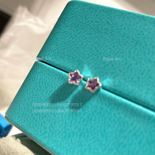 养耳洞 百搭可爱幸运小星星 迷你五角星螺丝耳骨钉镀银彩色耳钉