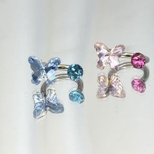 春和雨季 马蹄环耳骨钉钛钢小清新网红耳骨环爆闪耳钉防过敏耳环