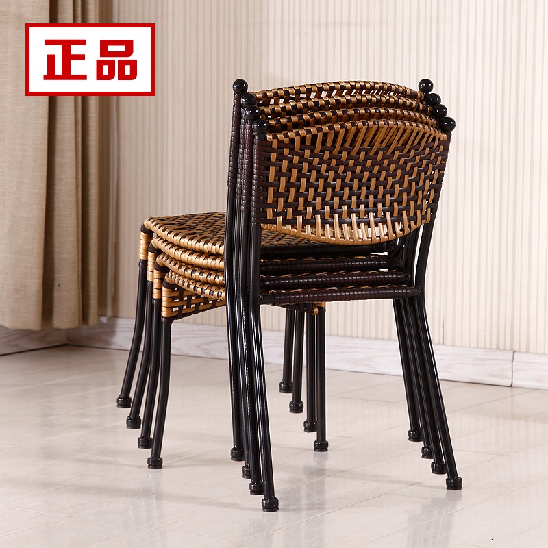 大人家用藤编儿童塑料加厚小椅子