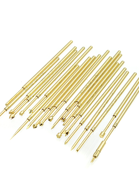 英钢探针GKS075系列 1.02*33.1mm镀金测试针 ingun弹簧针伸缩针