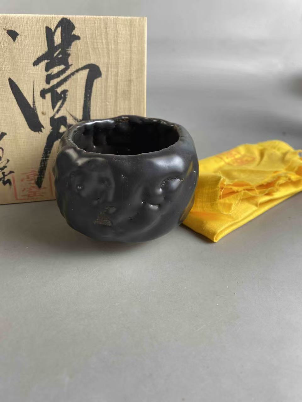 亭窑窑变汤吞茶杯茶道具用品杯子茶杯茶具茶杯独特纹理茶杯茶具杯