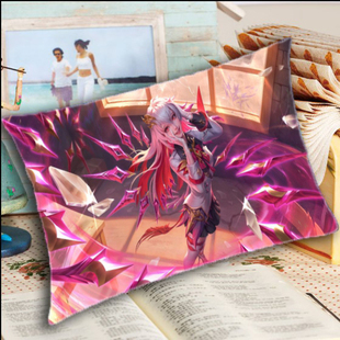 王者荣耀玄雷天君嬴政访茗客马超魅影绮裳影睡枕长枕礼物等图定制