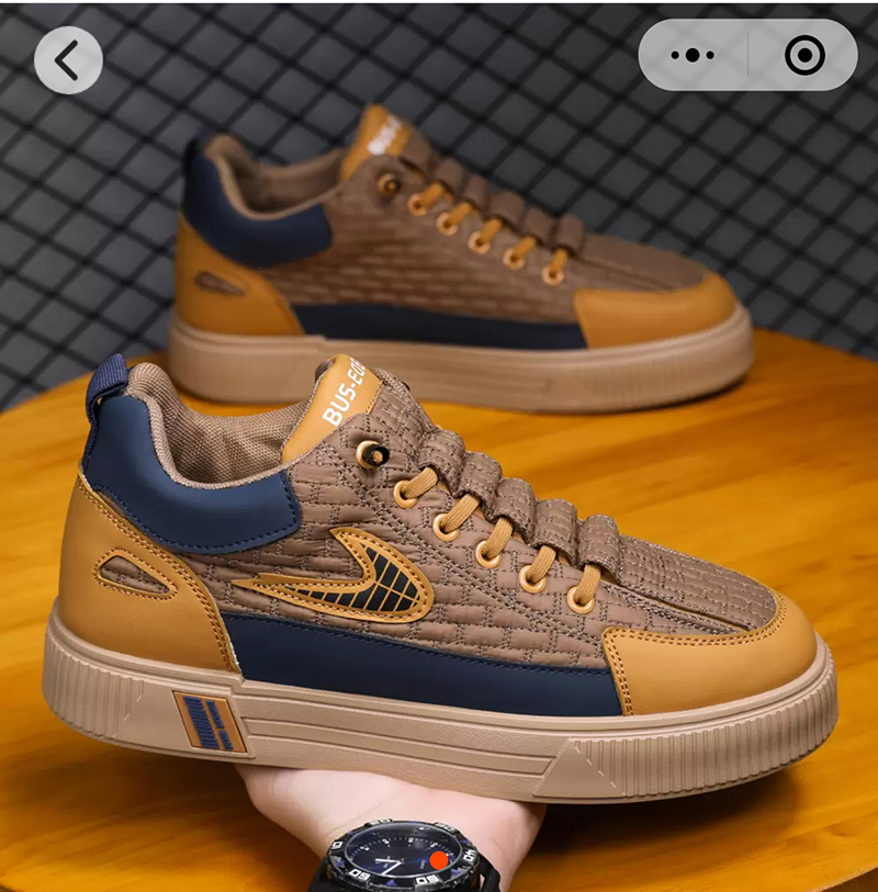 英伦班纳旗舰店男鞋飞行员缓震鞋男士真皮休闲板鞋加绒保暖棉鞋子