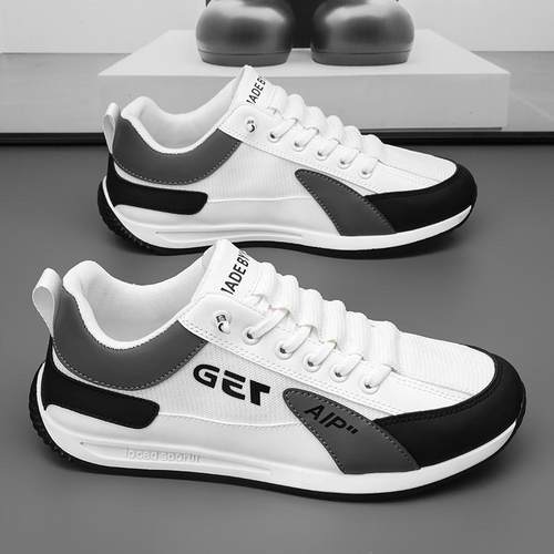 福建晋江帕拉鞋官方旗舰店2025新款透气休闲男士软底一脚蹬阿甘鞋