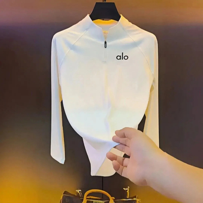 芸菲汇拉链卫衣2026春季新款户外运动T恤男女同款长袖休闲上衣潮