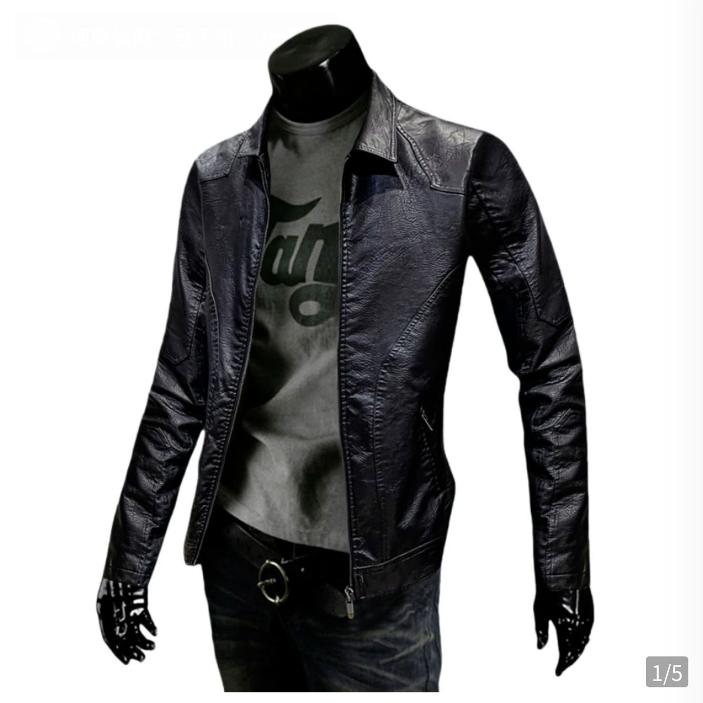 天骏优选百货男装飞行员夹克高档轻奢2026春秋季皮衣新款男士外套