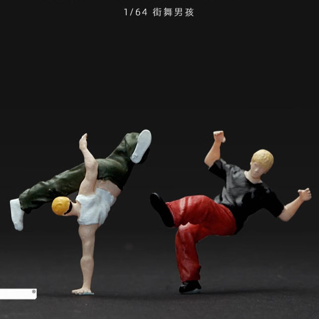 164街舞嘻哈微缩人偶模型