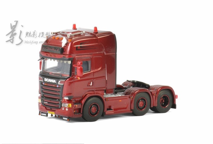 WSI 1:50 SCANIA STREAMLINE 6X2卡车头拖车头模型Valke#01-2458