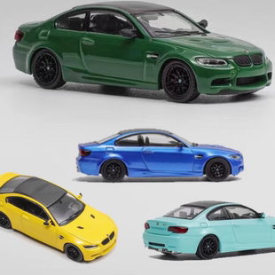 FINE MODEL 白色 限量寶馬BMW 仿真合金汽車模型收藏 E92
