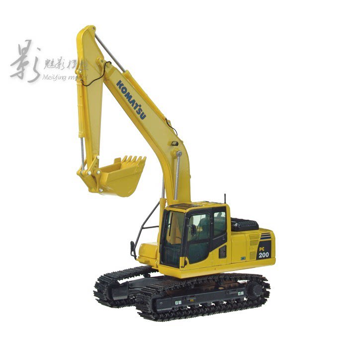 nzg 1:50 小松komatsu pc200 - new version挖掘机合金车模型#804