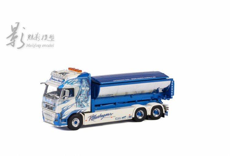 WSI 1:50 沃尔沃VOLVO FH3 6x4自卸卡车翻斗车合金车模型#01-2641