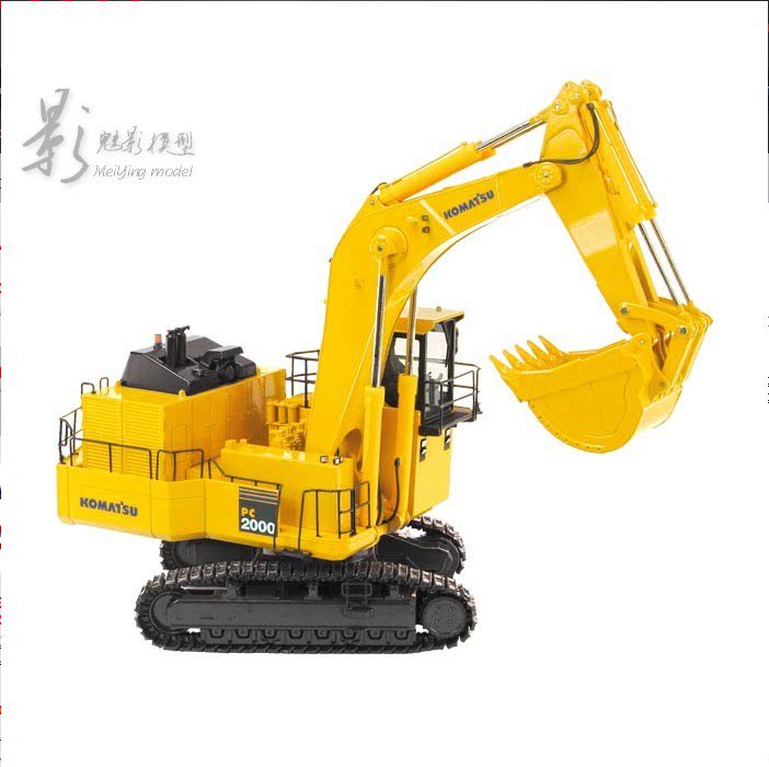 nzg 1:50 小松komatsu pc2000-8 挖掘机合金工程车模型 反铲#7621