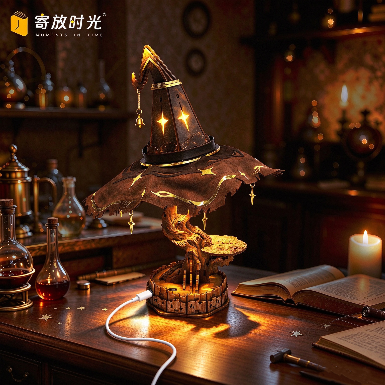 鲸空卢莫斯微光魔法帽diy小屋