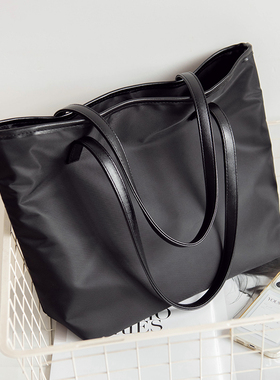 十年好包！韩韩家原创女包大容量尼龙布包上班上课简约托特单肩包