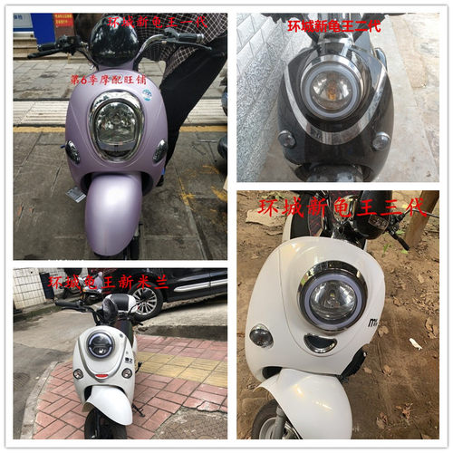 环城新龟电动车塑件外壳灯具前围