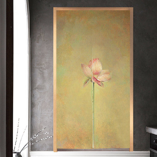 加厚棉麻防水布艺门帘隔断帘