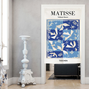 饰油画隔断帘家用卧室门帘布艺卫生间免打孔挂帘 北欧现代马蒂斯装