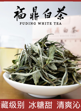 白牡丹散茶福鼎白茶2023年春季高山头采花香一级牡丹太姥山新白茶