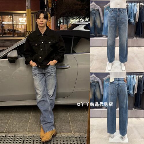 CK韩国代购男时尚百搭休闲牛仔裤