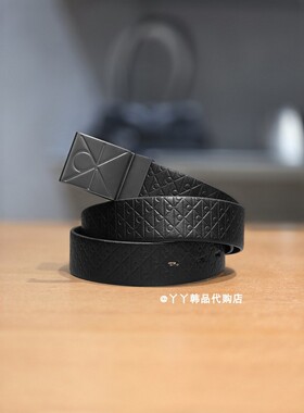 CK韩国代购男士时尚LOGO百搭腰带