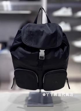 CK JEANS 韩国正品直邮代购25秋4F3133G男女时尚大容量休闲双肩包