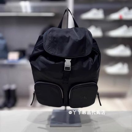 CK JEANS 韩国正品直邮代购25秋4F3133G男女时尚大容量休闲双肩包