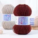 出口外贸100%纯羊毛棒针线粗线不起球不扎羊驼绒进口意大利新毛线