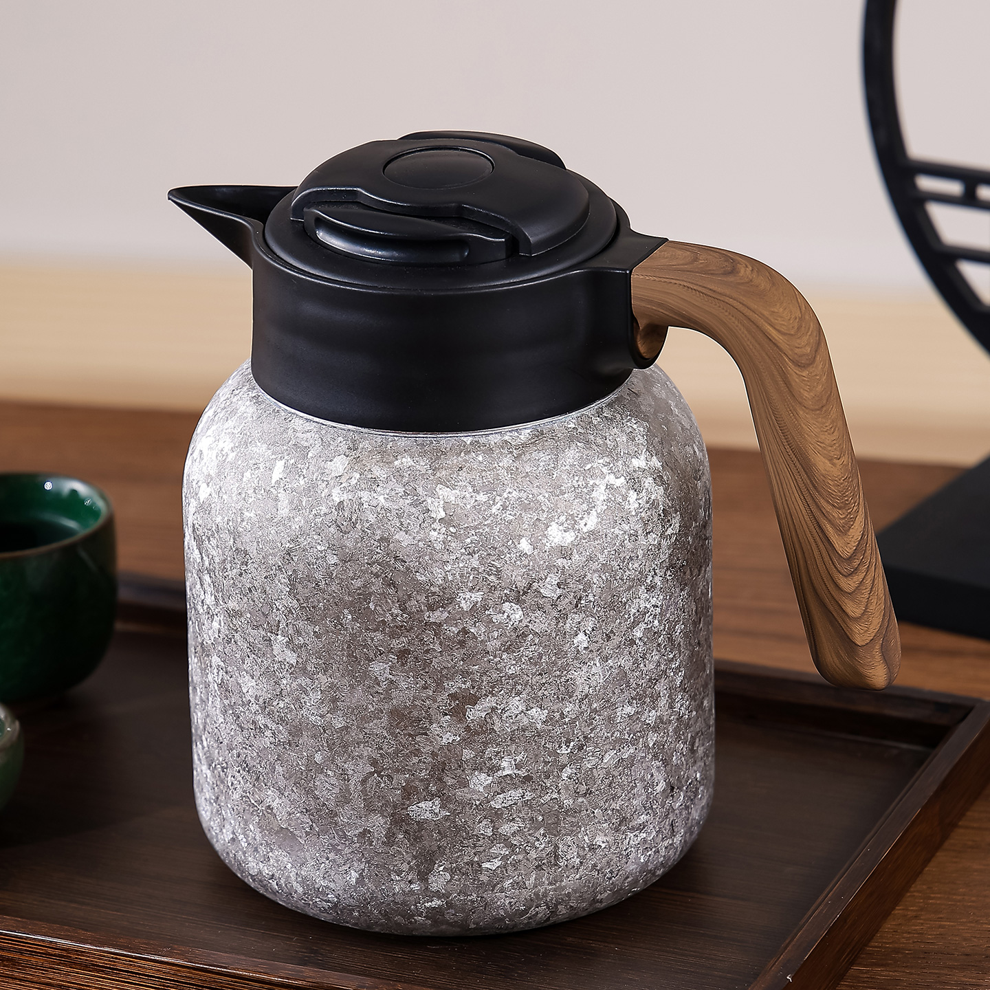 纯钛闷茶壶纯钛茶仓保温壶