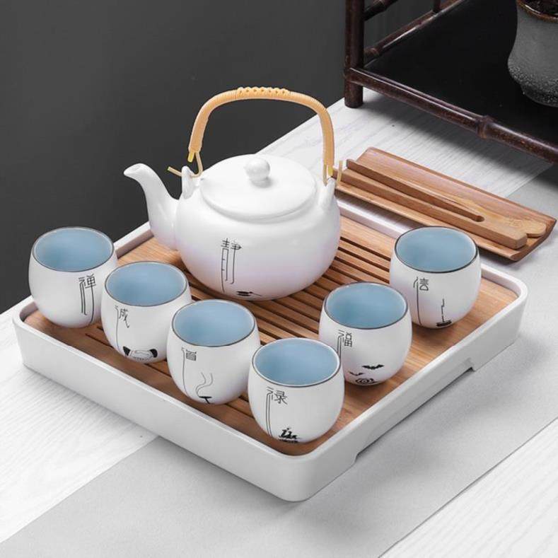 功夫茶杯北歐風茶杯托盤家用瀝水大容量擺件茶道中國風韓式陶瓷夏在類目 餐飲具, 茶具, 功夫茶具中 - 來自Buy2taobao.com提供專業的淘寶代購服務