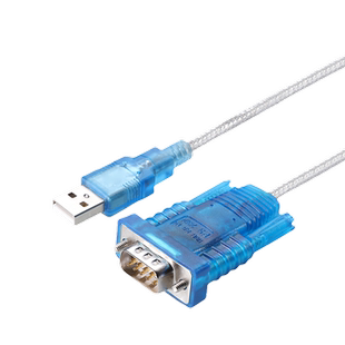 达而稳 USB转232串口线RS232九针接头转换器com串口线DB9针电脑U口转PL2303串口数据线公头母口打印机