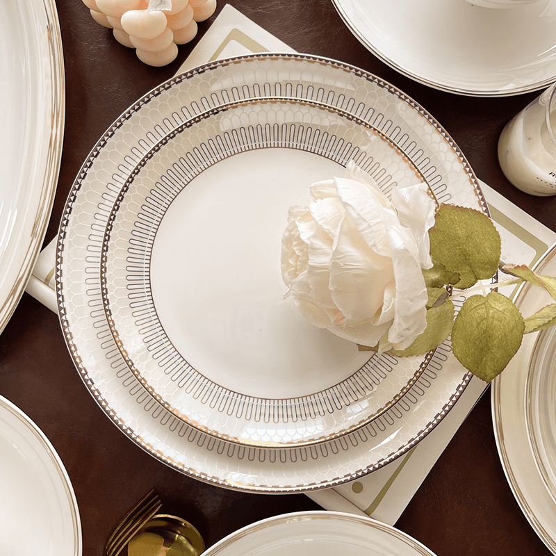 后海ins风骨瓷盘子2025新款