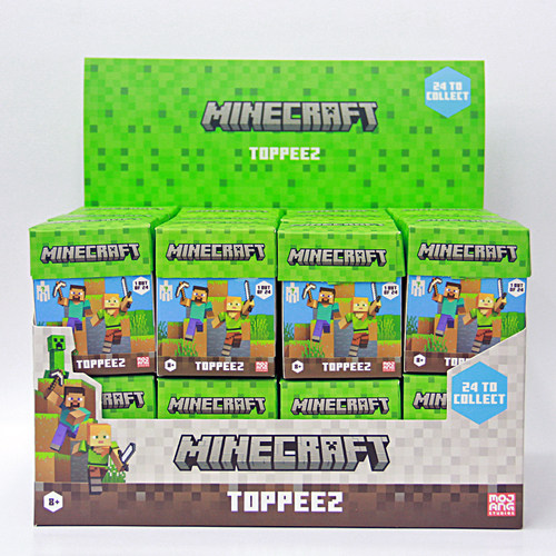 正版我的世界盲盒手办人偶Minecraft史蒂夫苦力怕公仔钥匙扣玩具