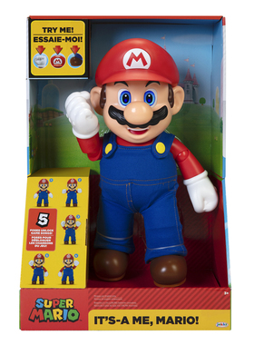 任天堂马里奥公仔路易耀西手办大号可动玩偶摆件手办生日礼物31cm