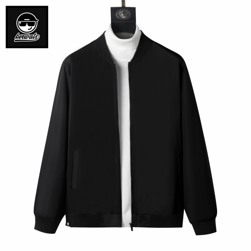 春秋冬大码男装薄款外套夹克