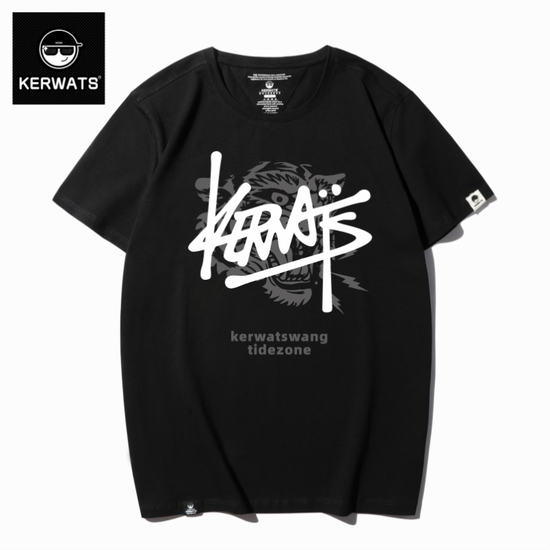 无性别大码本命年打底短袖印花