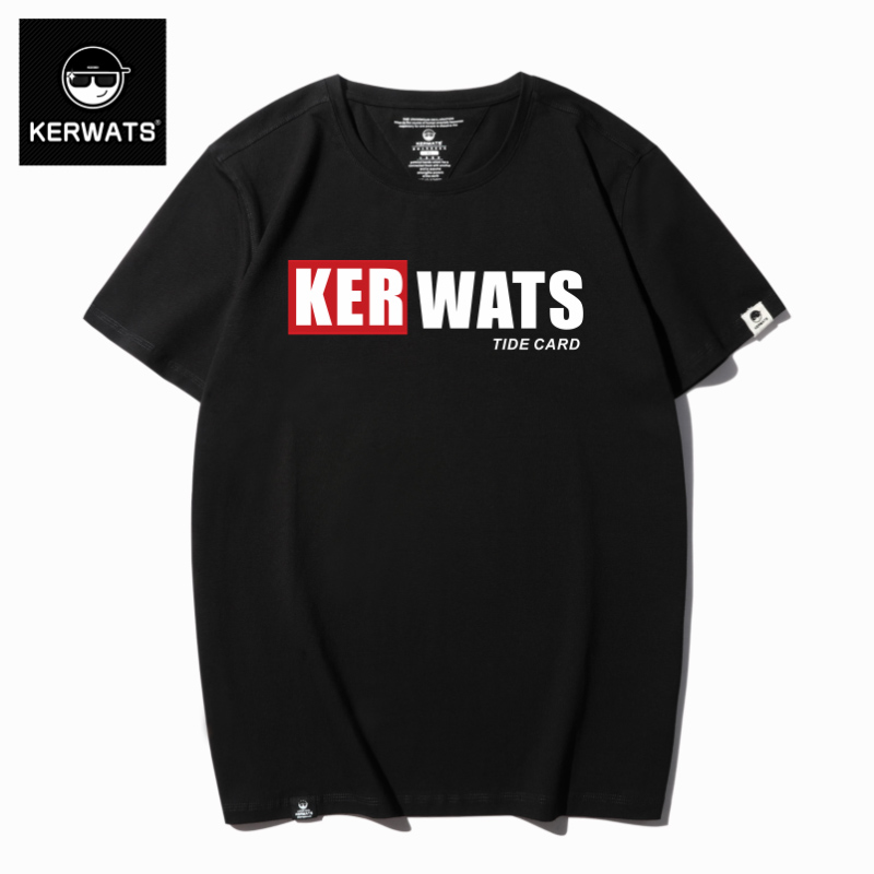 KERWATSt恤短袖宽松打底衫男装