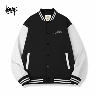 Evolution进化谢霆锋演唱会同款图案学院风棒球服外套男女装大码