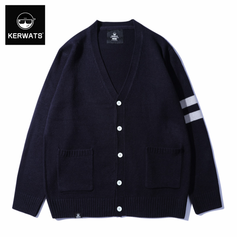 开衫针织衫衣男韩版大码慵懒风