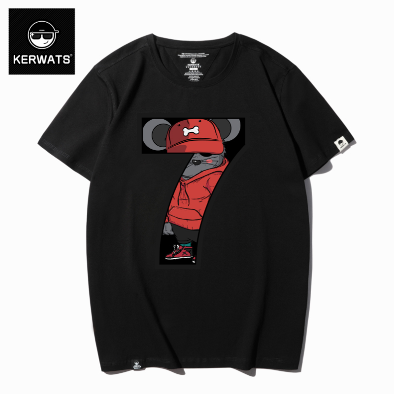 夏装大码上衣服肥佬潮牌短袖男装