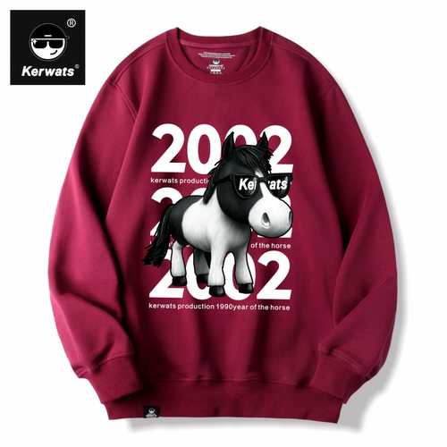 春秋冬男女情侣纯棉潮牌圆领卫衣