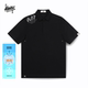 t恤男 复古英文字母翻领印花休闲运动潮流冰丝短袖 KERWATS夏季 美式