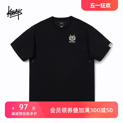 宽松时尚潮流舒适圆领T恤